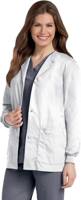 Landau Essentials Women's Warm-Up Scrub Jacket - Small