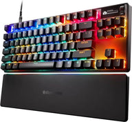 SteelSeries Apex Pro TKL Gen 3 Wired Mechanical OmniPoint Adjustable HyperMagnetic Gaming Keyboard (Black) - Black / Standard