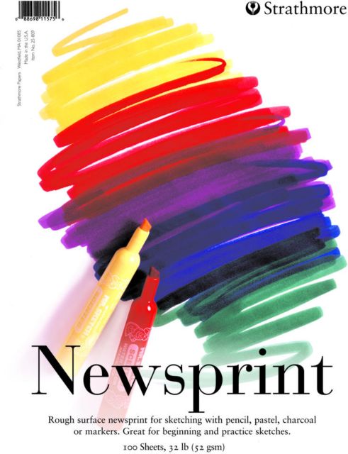 STUDNT NEWSPRINT PD 18X24(12